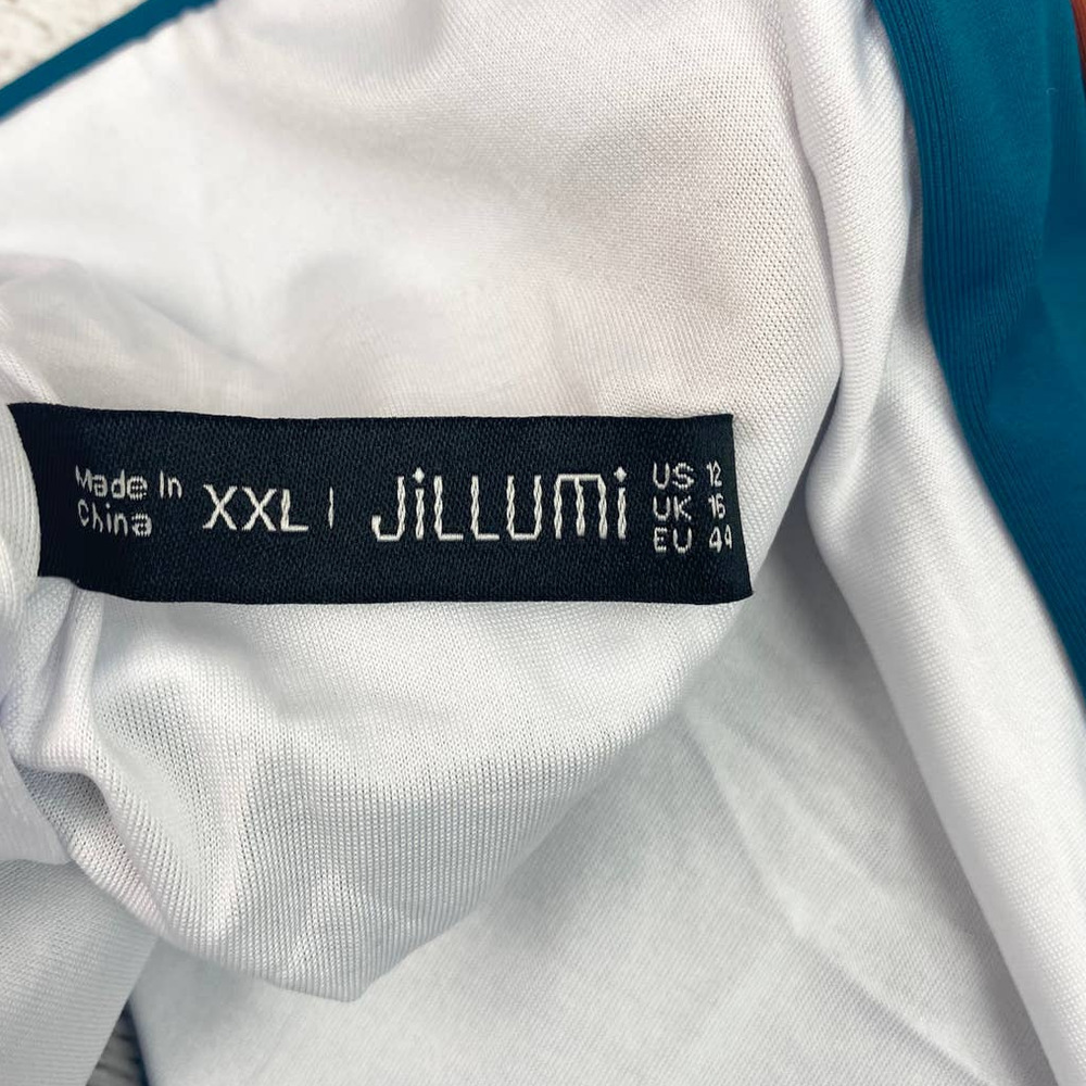 NEW Women's Mid Waist Stripe Print Bikini 12 - Picture 6 of 8